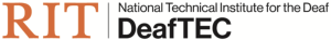 RIT DeafTEC logo
