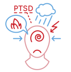PTSD can have many triggers, and cause many types of distress